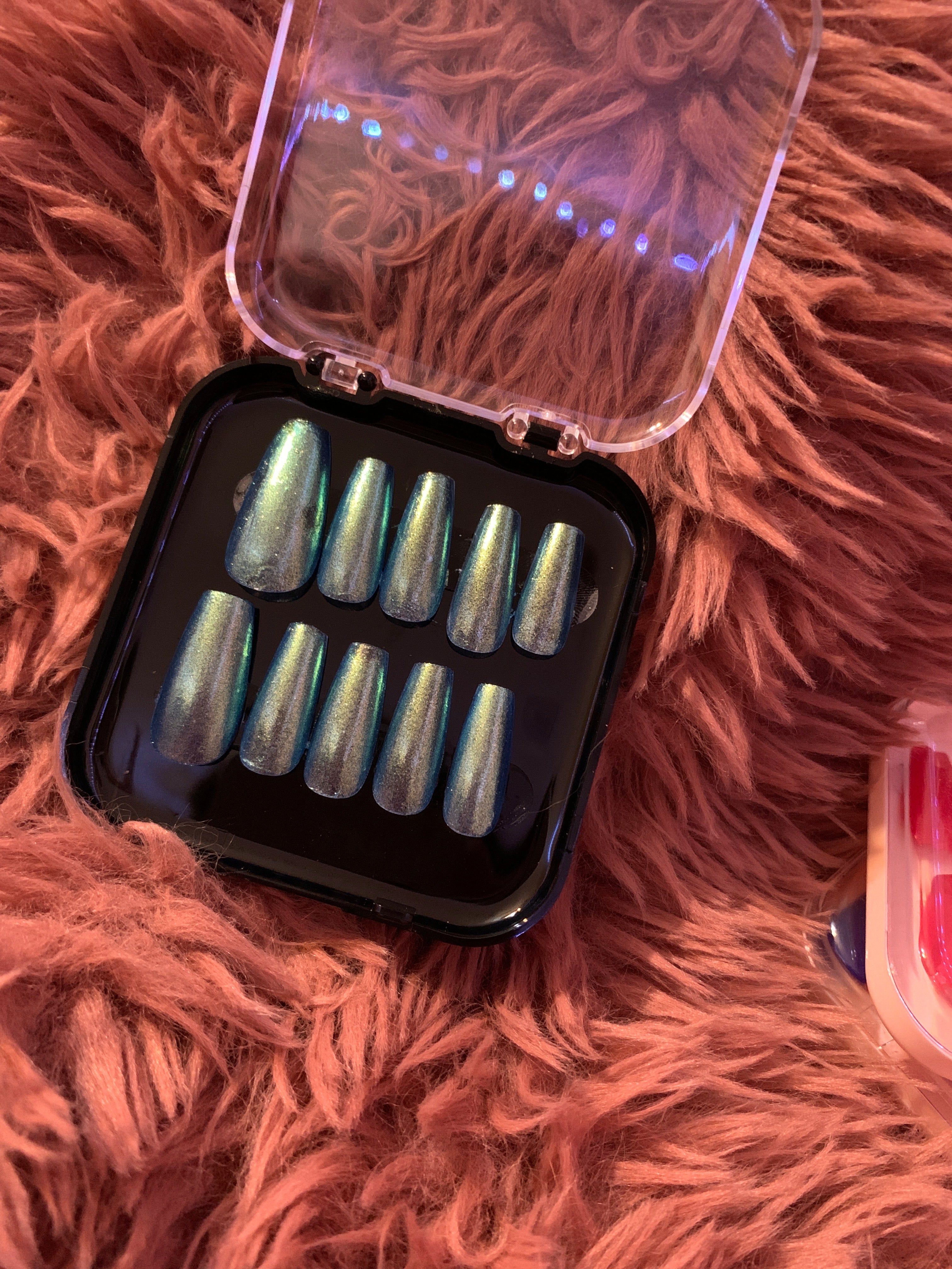 Cat eye press on nails