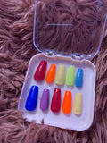 Rainbow pride collection press on nails