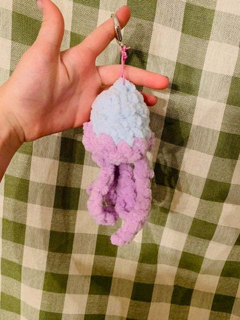 jellyfish keychain