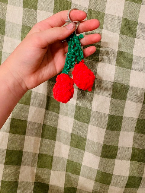 cherry keychain