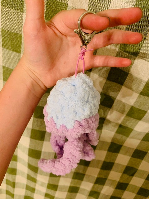 jellyfish keychain
